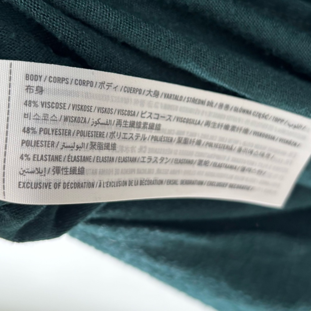 Abercrombie & Fitch Forest Green Soft A&F Cozy Knit Pullover Slouchy Oversized - Picture 8 of 8